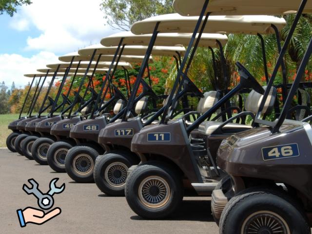 Manutenzione delle golf car nel periodo di chiusura
