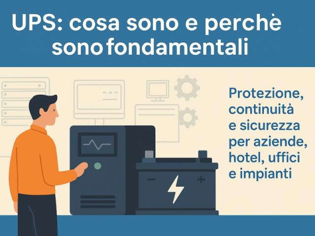 UPS: cosa sono e perché sono fondamentali