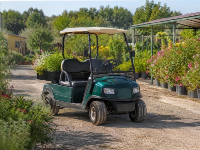 Come scegliere la golf car giusta per un vivaio