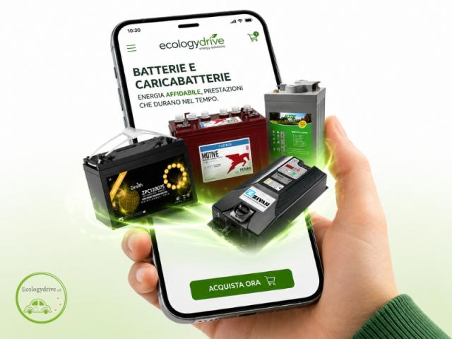 Perché scegliere EcologyDrive per batterie e caricabatterie