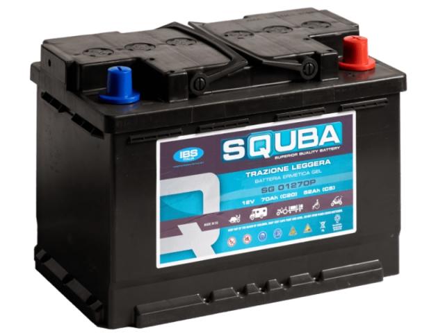 Batteria SQUBA GEL SG01270P 12V 70A
