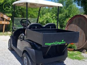 Noleggio Golf Car con Cassone per Fioriste e Staff Eventi