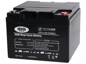 Batteria AGM Deep-Cycle Revolead LDC12-26 12V 26Ah