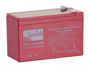 Batteria AGM Zenith ZGL120026 12v 7,20Ah