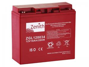 Batteria AGM Zenith ZGL120034 12V 18Ah