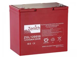 Batteria AGM Zenith ZGL120058 12V 55Ah