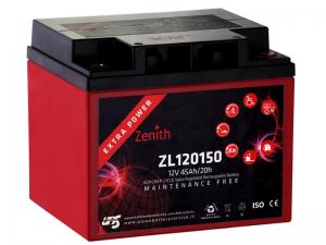 Batteria AGM Deep Cycle Zenith ZL120150 12V 45Ah