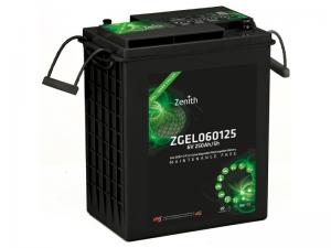 Batteria GEL Deep Cycle Zenith ZGEL060125 6V 290Ah
