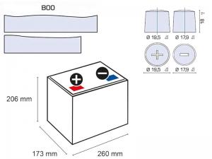 Batteria Exide EP450 12V 50Ah