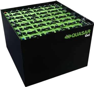 Batteria Quasar Gel Eternity Technologies con elementi da 2 V in cassone