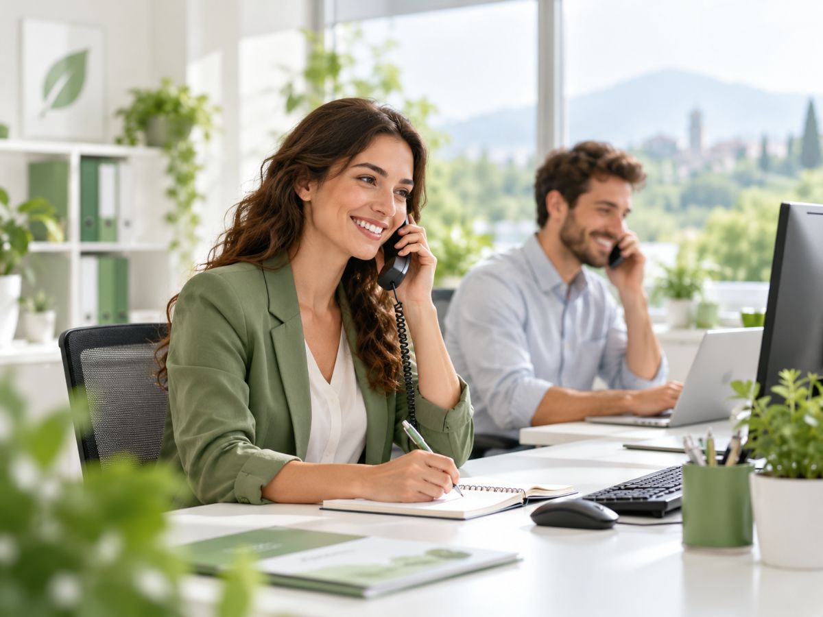Ufficio clienti Ecologydrive al telefono per preventivi e assistenza